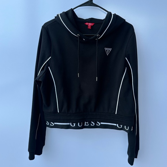 Guess Cropped Hoodie - Picture 1 of 5